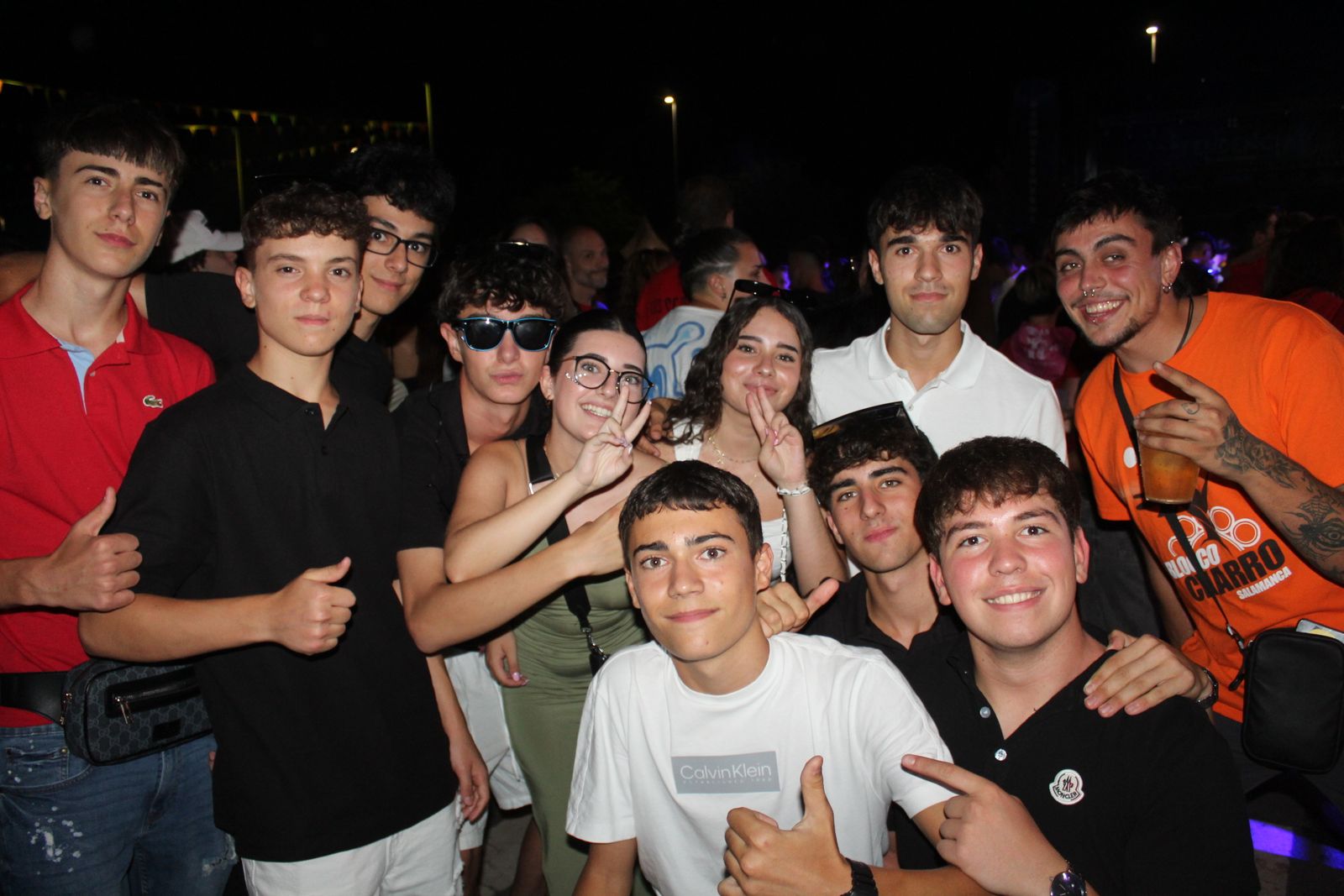 Salamanca de noche, jueves 14 de agosto