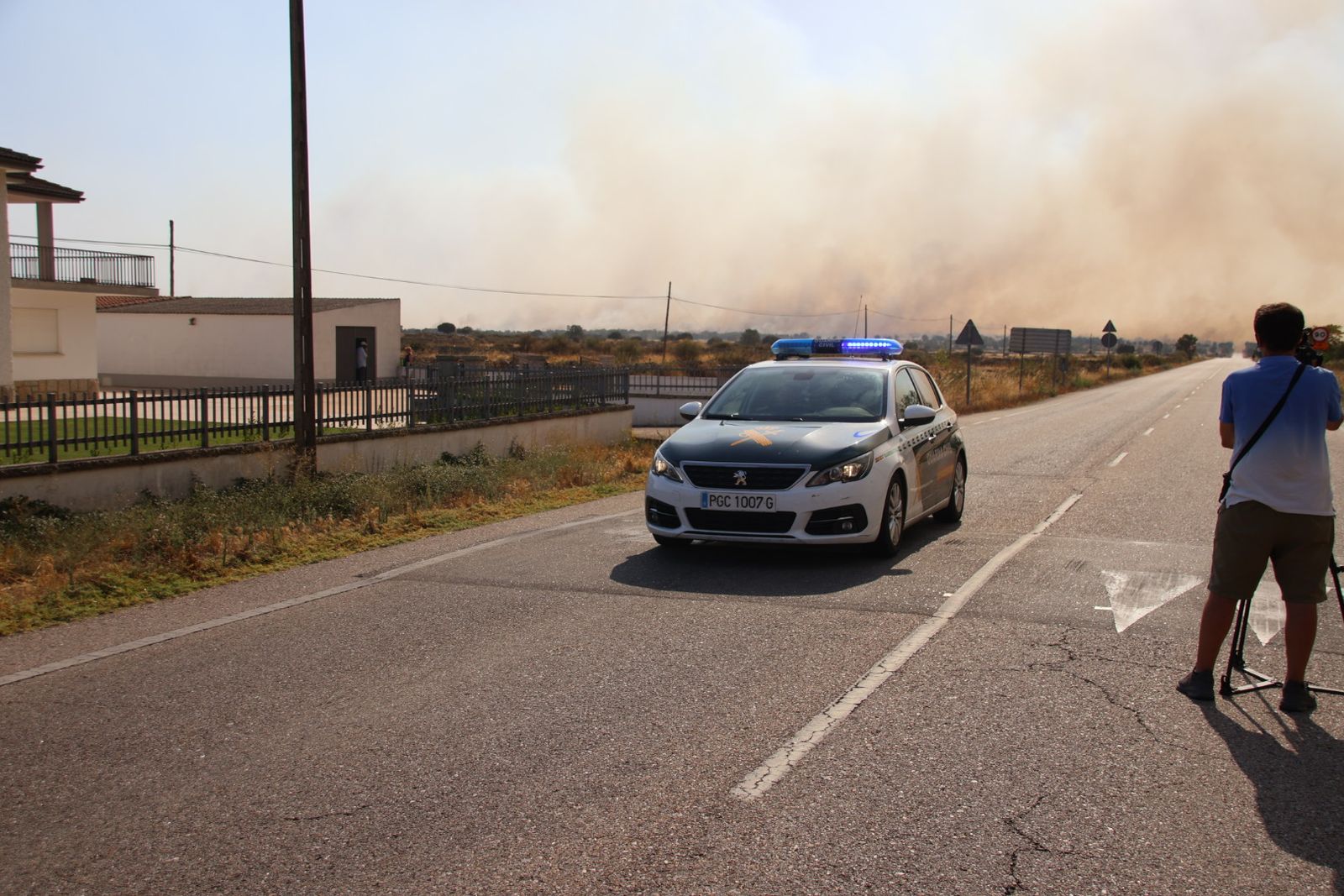 El incendio de Cipérez (IGR2) llega hasta Cerezal de Puertas