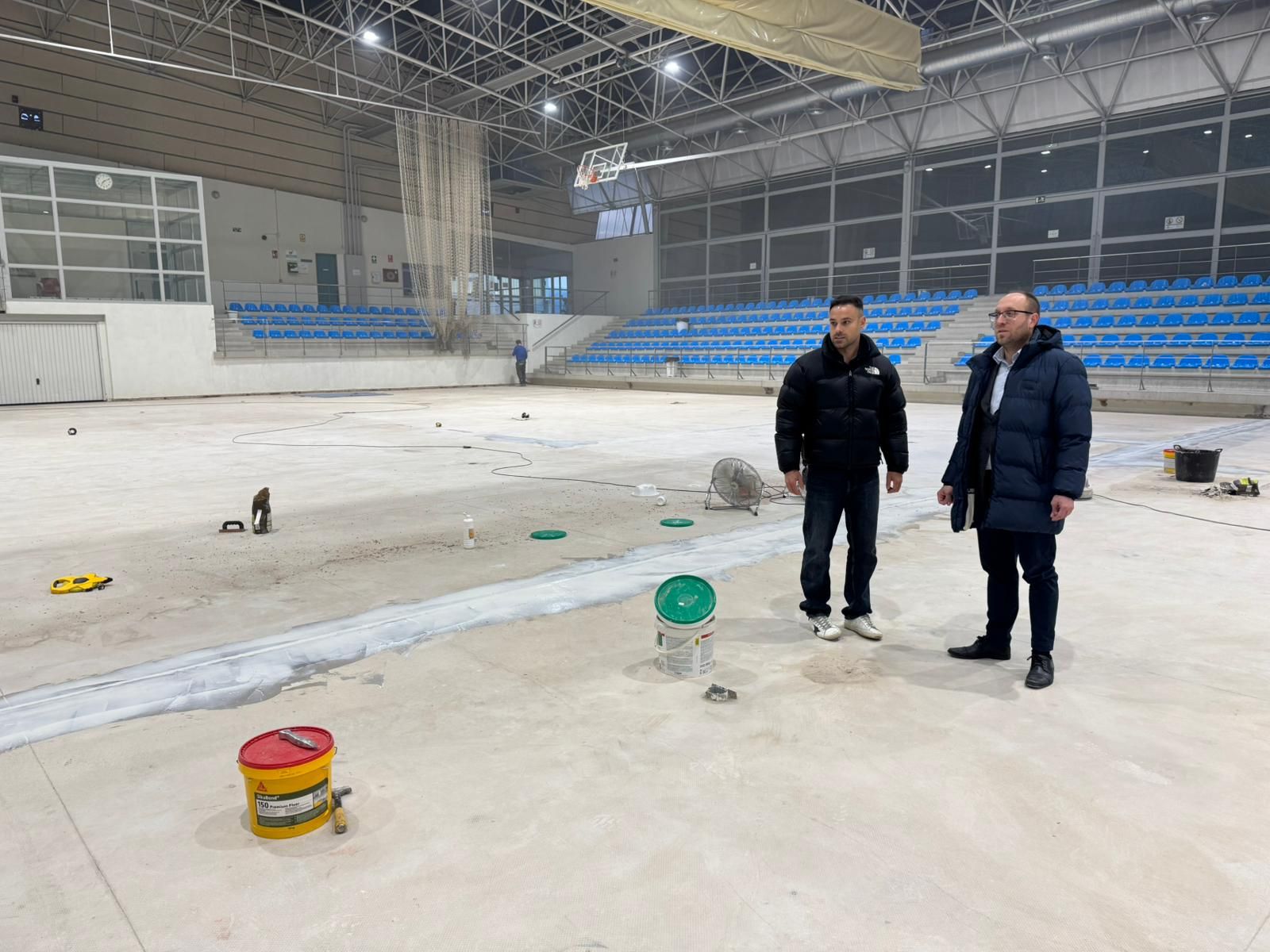 Renovación de la Pista del Pabellón Eladio Jiménez de Ciudad Rodrigo