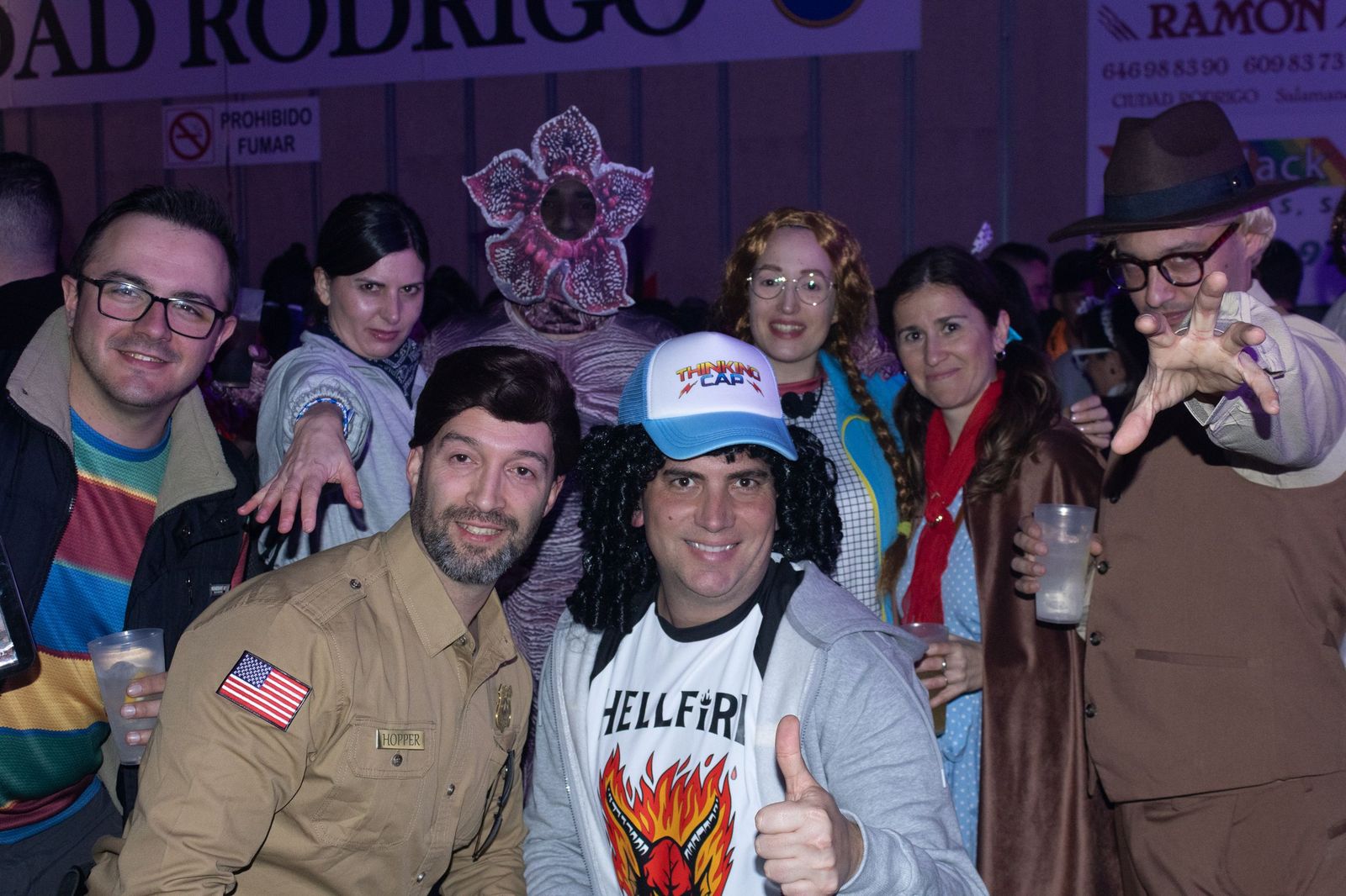 Salamanca de noche, sábado del Carnaval del Toro de Ciudad Rodrigo