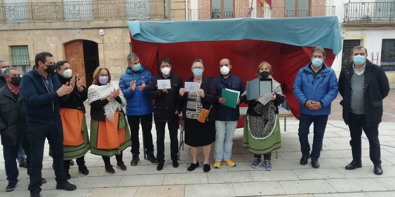 Entrega de premios en la Feria de Los Santos
