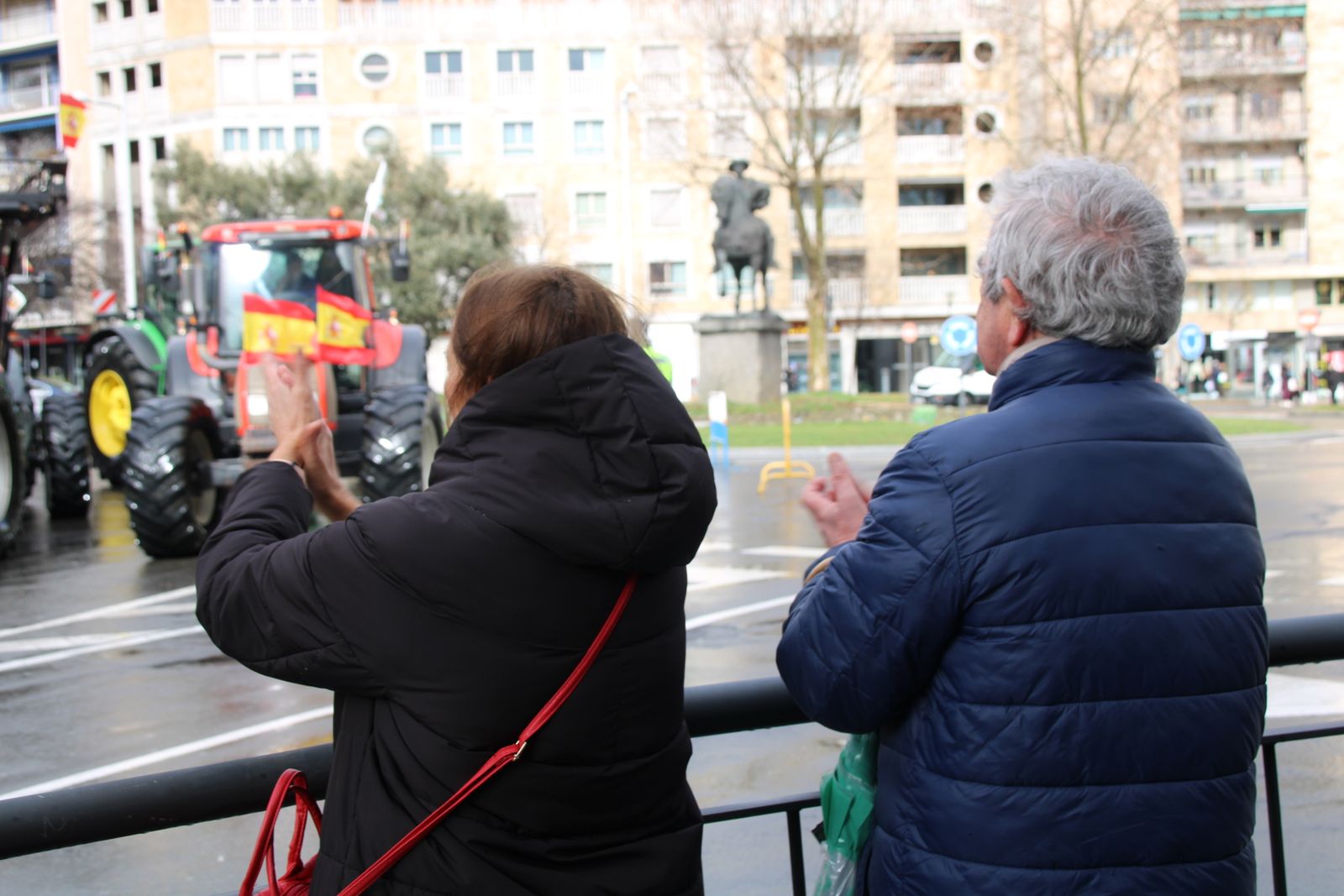 En imágenes la marcha con tractores y vehículos de campo en Salamanca en protesta contra Mercosur