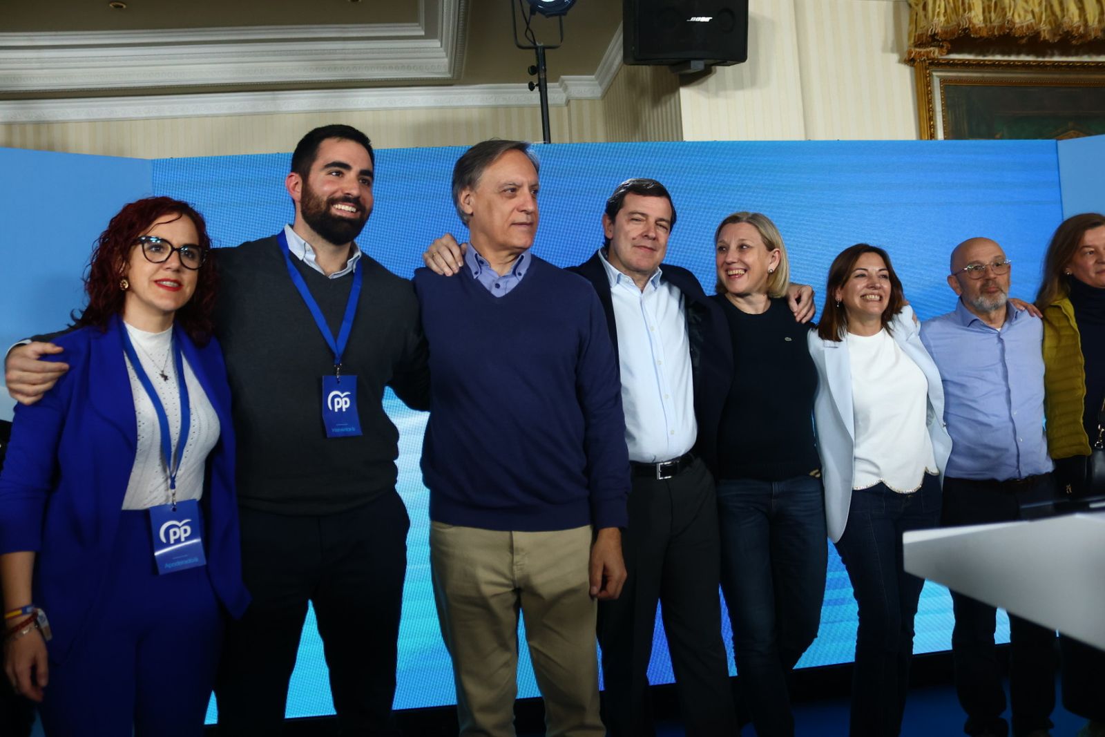 Mañueco celebra su triunfo en Salamanca en las Elecciones a las Cortes de Castilla y León 2026
