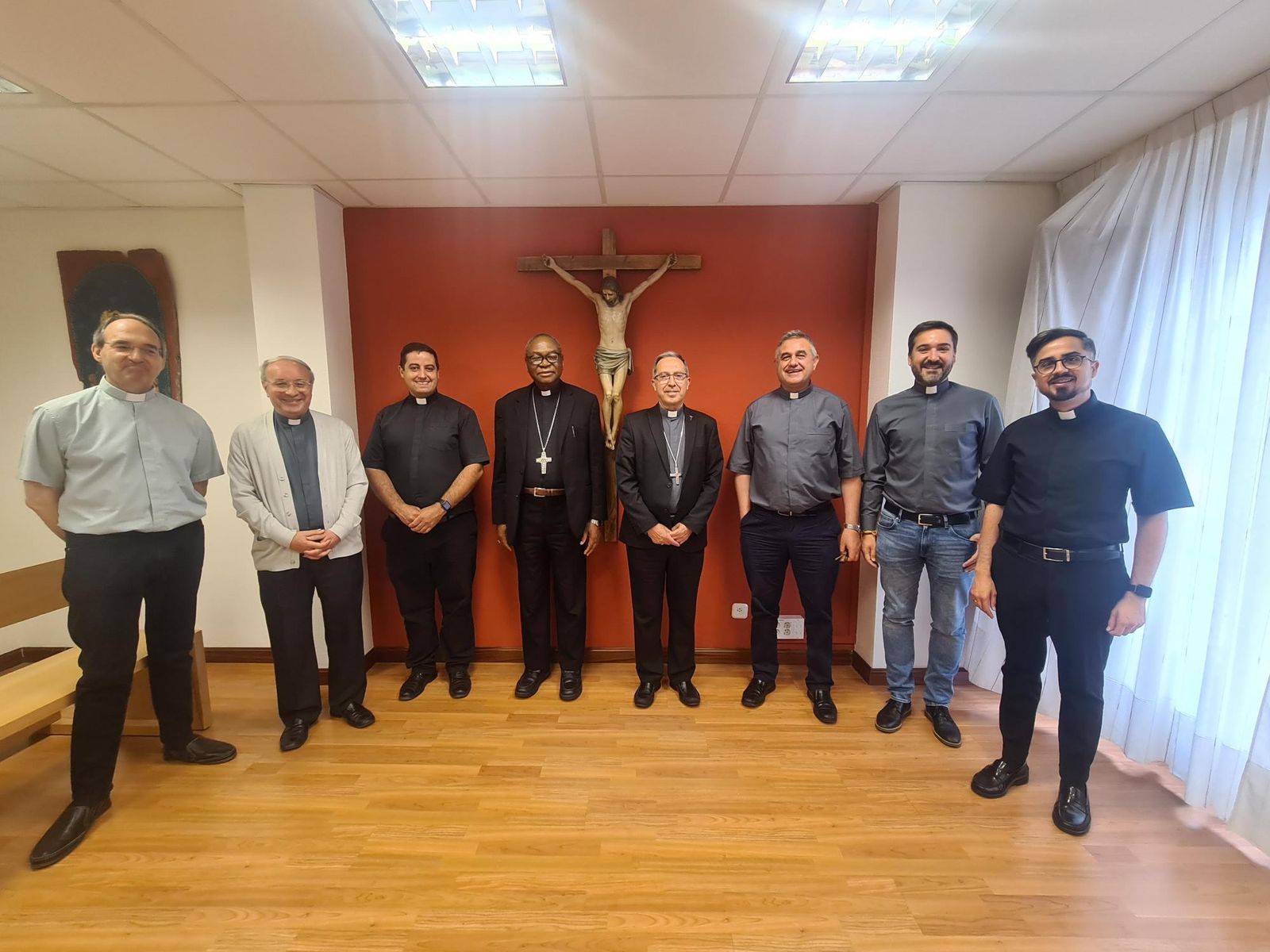 El obispo de Abuya junto al obispo de Zamora