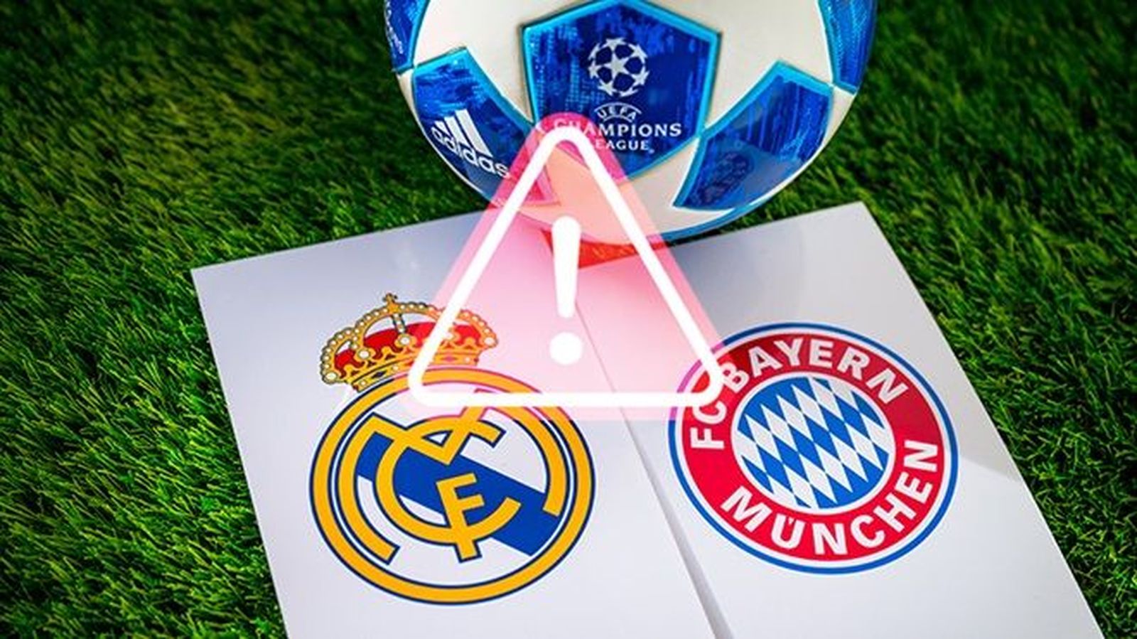Partido de Champions entre el Real Madrid y el FC Bayern Múnich. Foto @consumidores