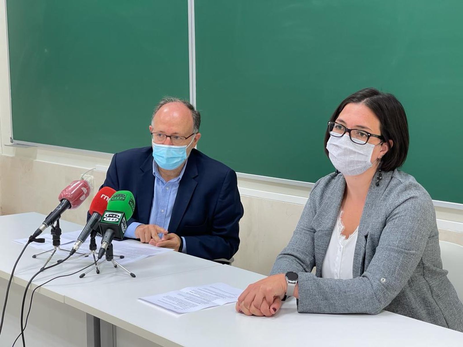 Mariano Esteban y Eva Lahuerta