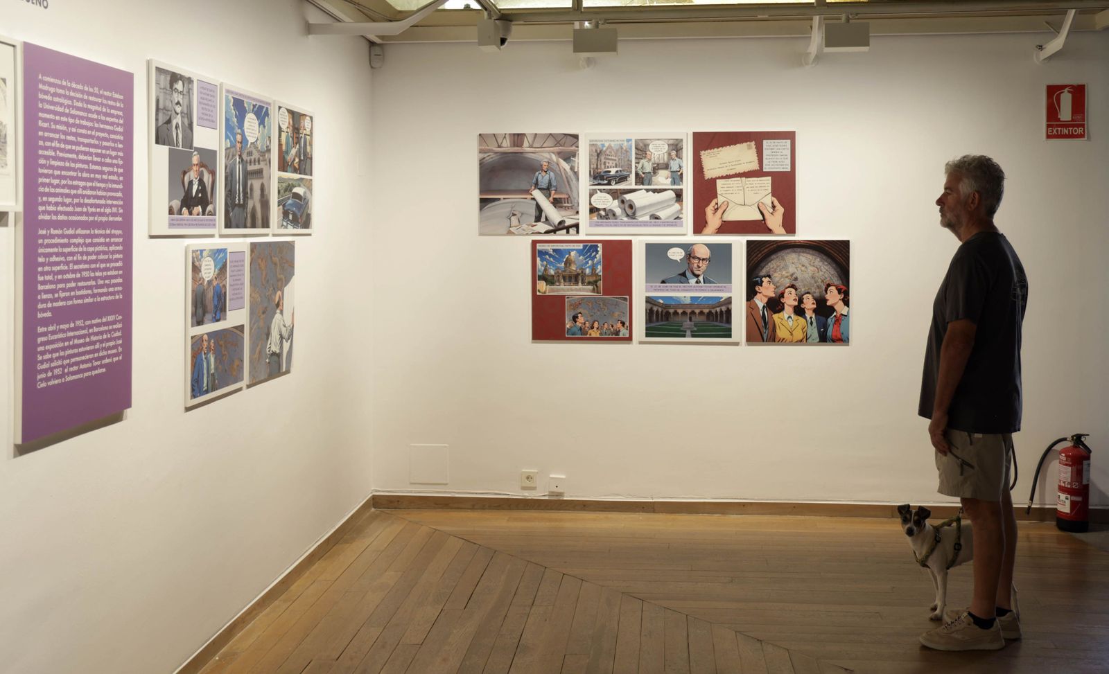 La Usal redescubre el Cielo de Salamanca mediante una exposición en formato cómic generada por inteligencia artificial | David Arranz (ICAL)