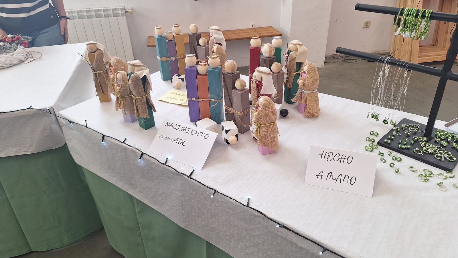 Mercadillo solidario de Navidad en Villoria con productos artesanales