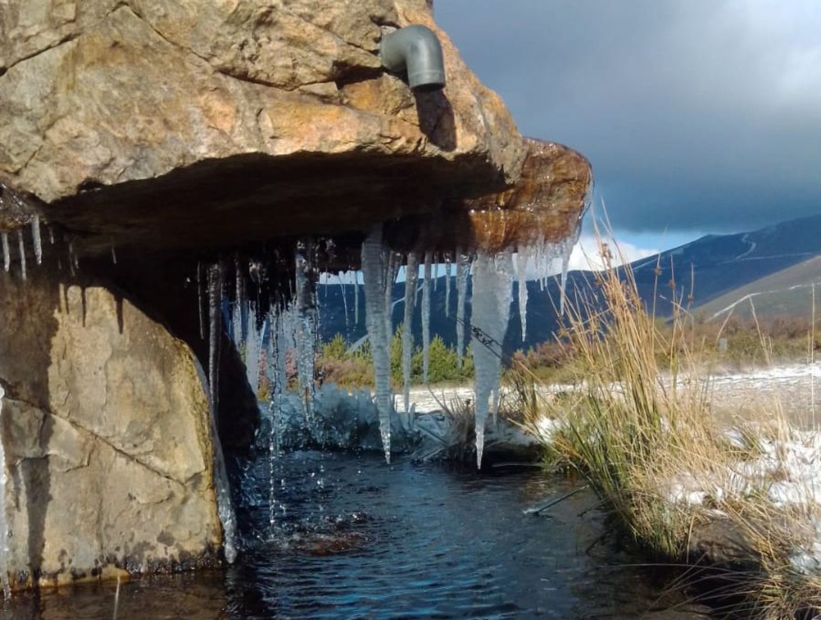 Nieve y hielo en Sanabria. Archivo.