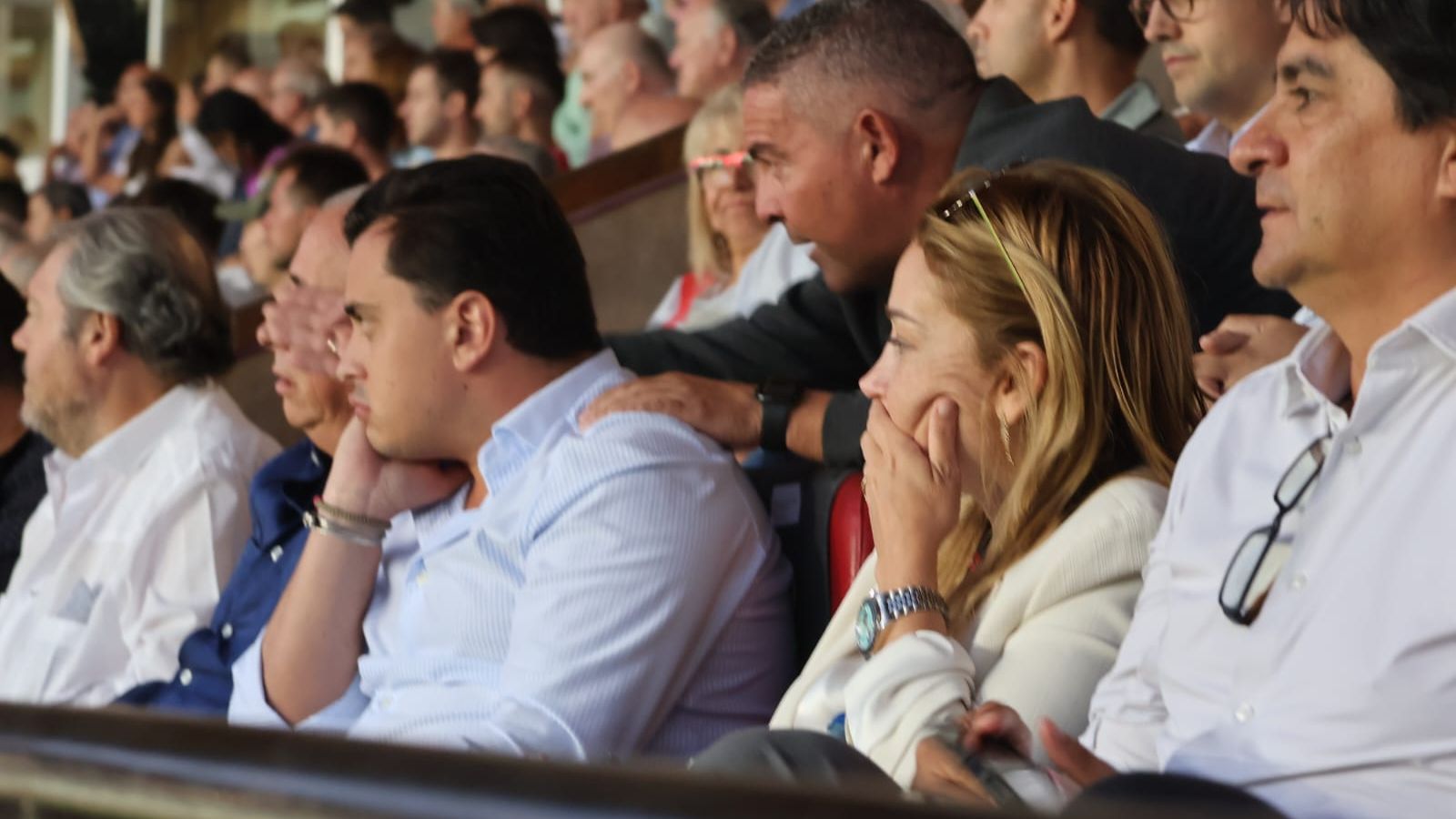 Presidenta RC CElta de Vigo en el palco del Ruta de la Plata