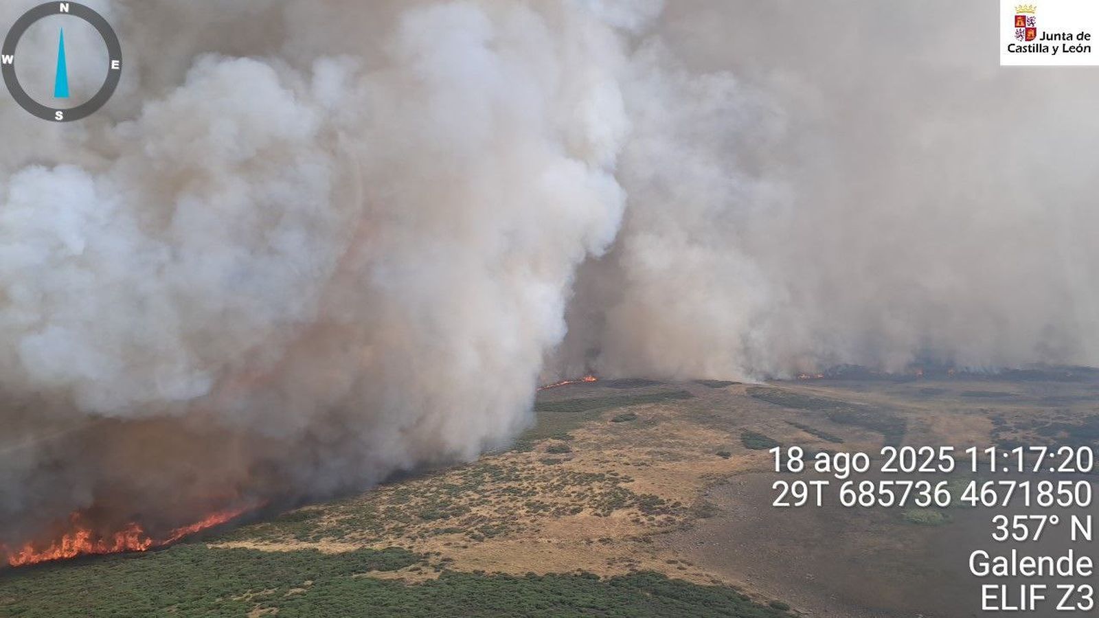 Incendio de Porto este lunes
