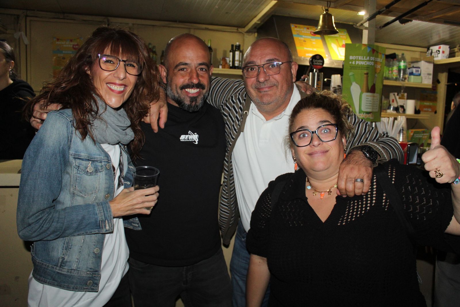 Ambiente en la Feria de Día en la tarde de este lunes