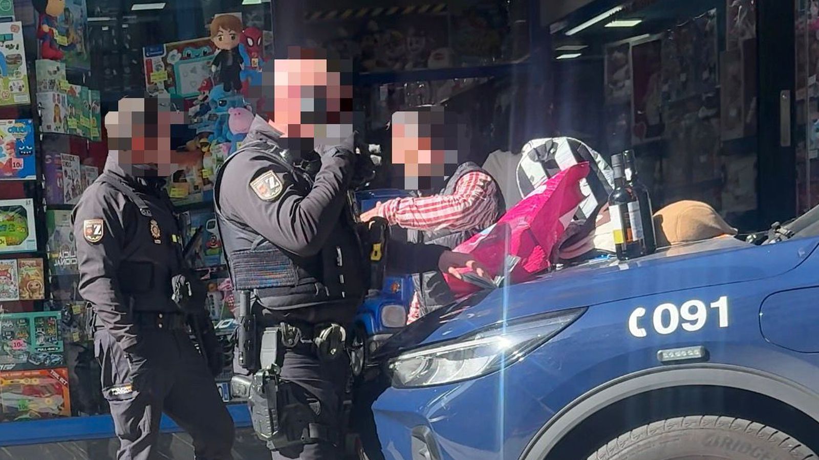 Detenido en la calle Zamora