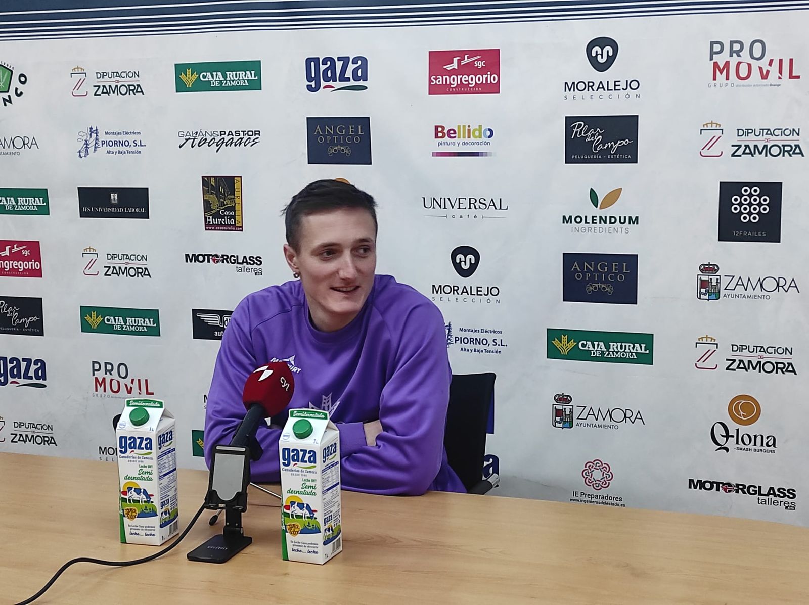 Guillermo Medina, jugador BM Zamora previa Covadonga