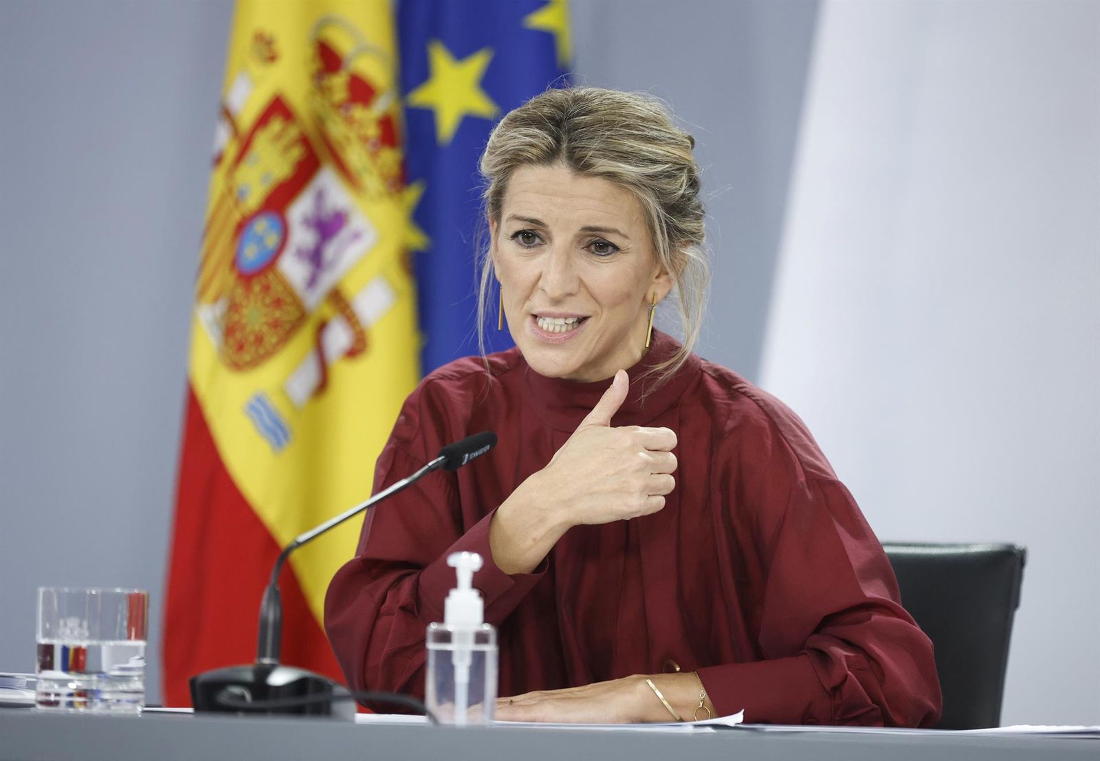 La vicepresidenta segunda y ministra de Trabajo y Economía Social, Yolanda Díaz