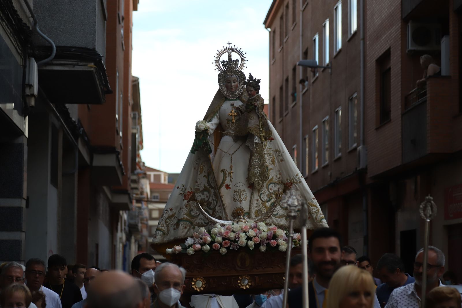 La Virgen del Yermo recorre de nuevo las calles de Zamora. Archivo