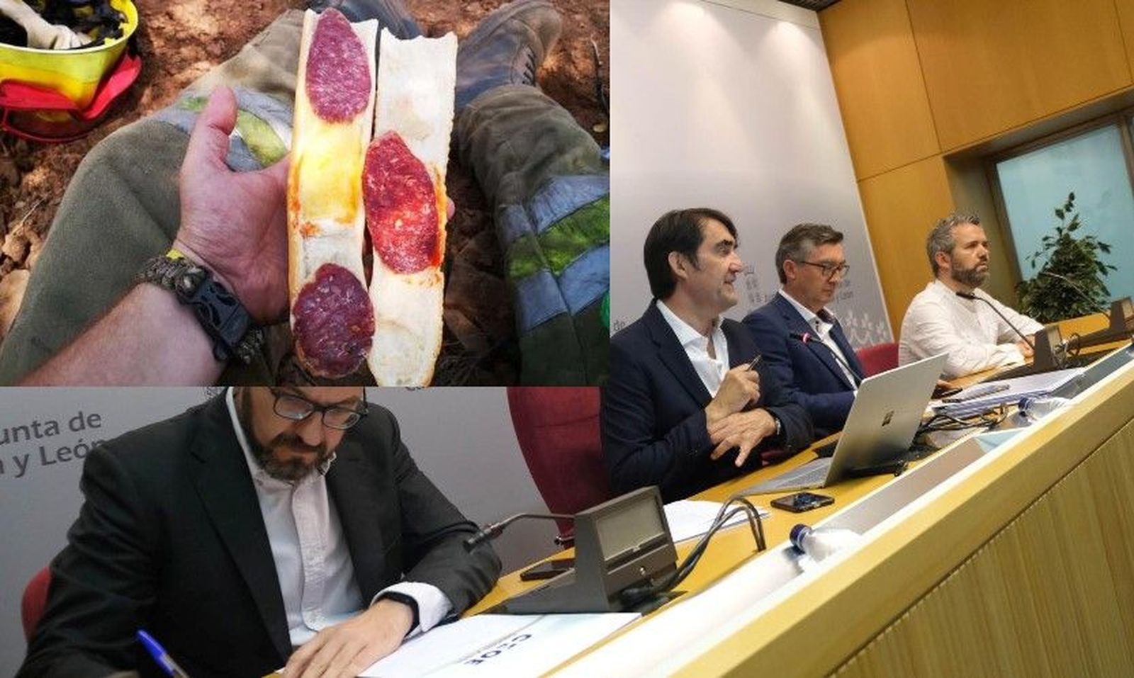 Quiñones en rueda de prensa