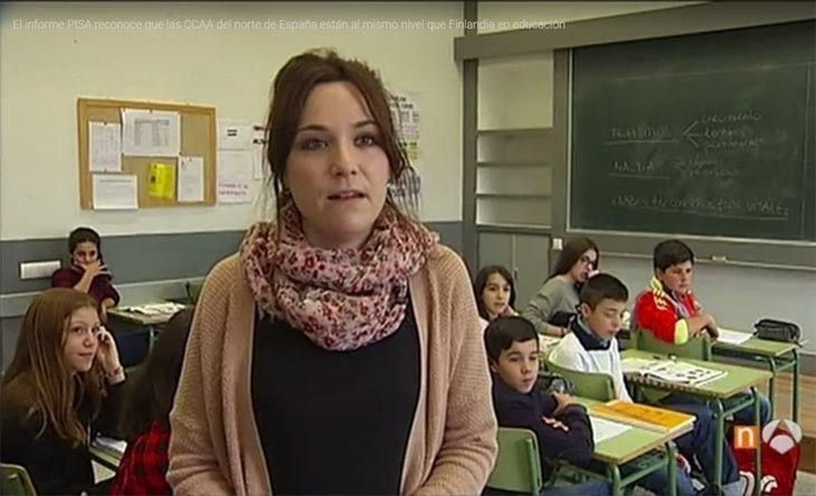 Los informativos de Antena 3 ilustran los buenos datos del informe PISA en el Claudio Moyano