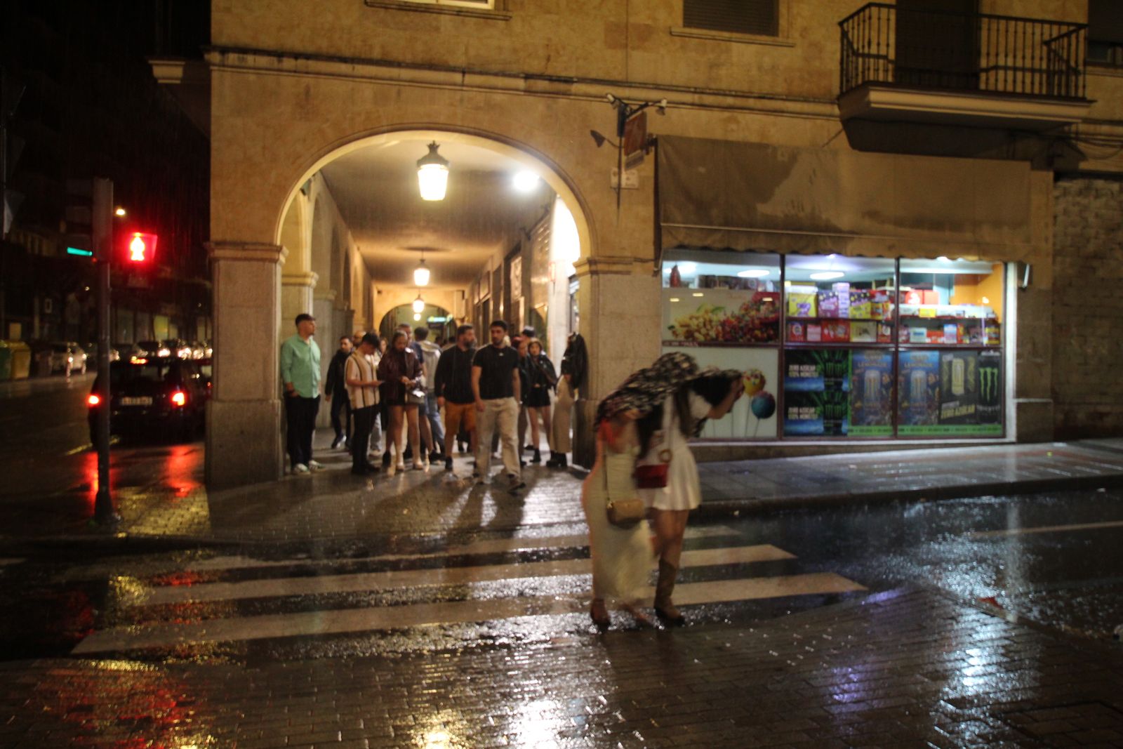 Salamanca de noche, sabado 23 de mayo