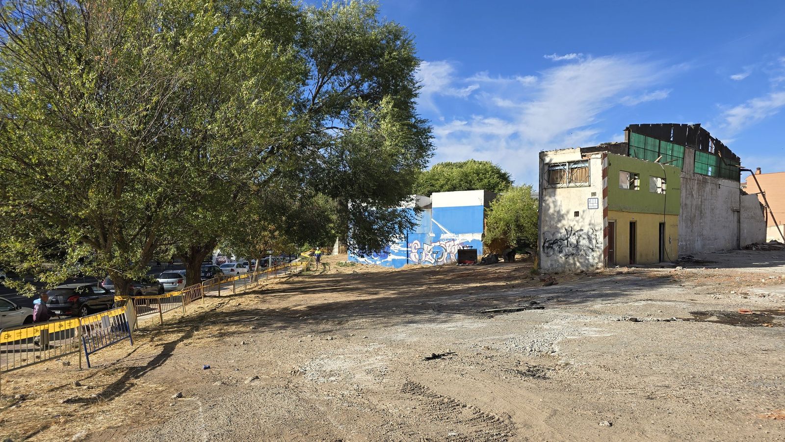El alcalde de Salamanca, Carlos García Carbayo, visita las obras de urbanización de la Unidad de Acción Nº 2 del PERI 7