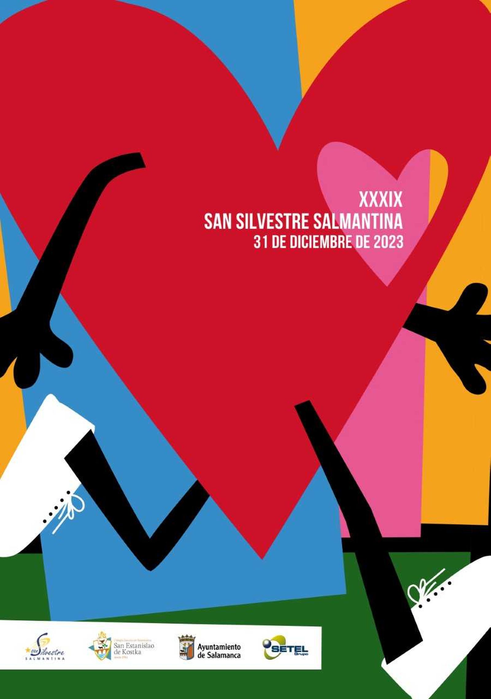 Cartel de la XXXIX San Silvestre Salmantina