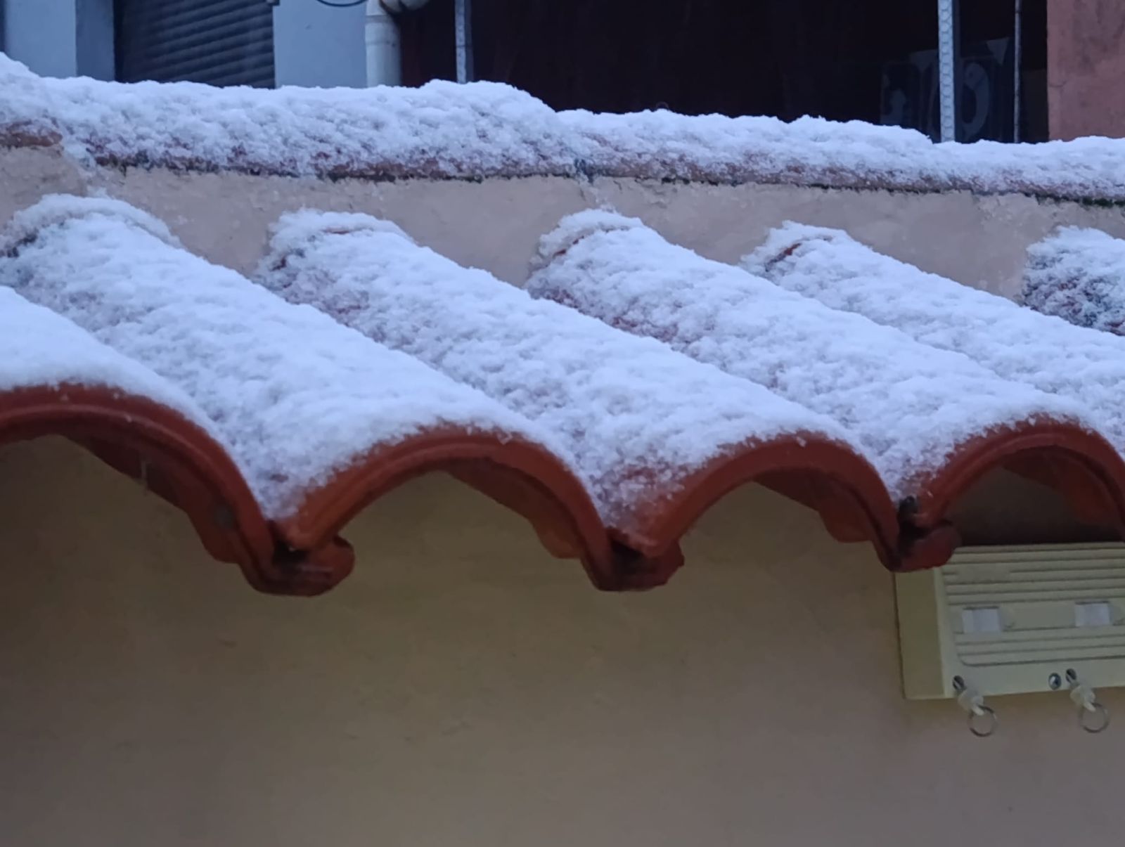 Nieve en Zamora capital este miércoles