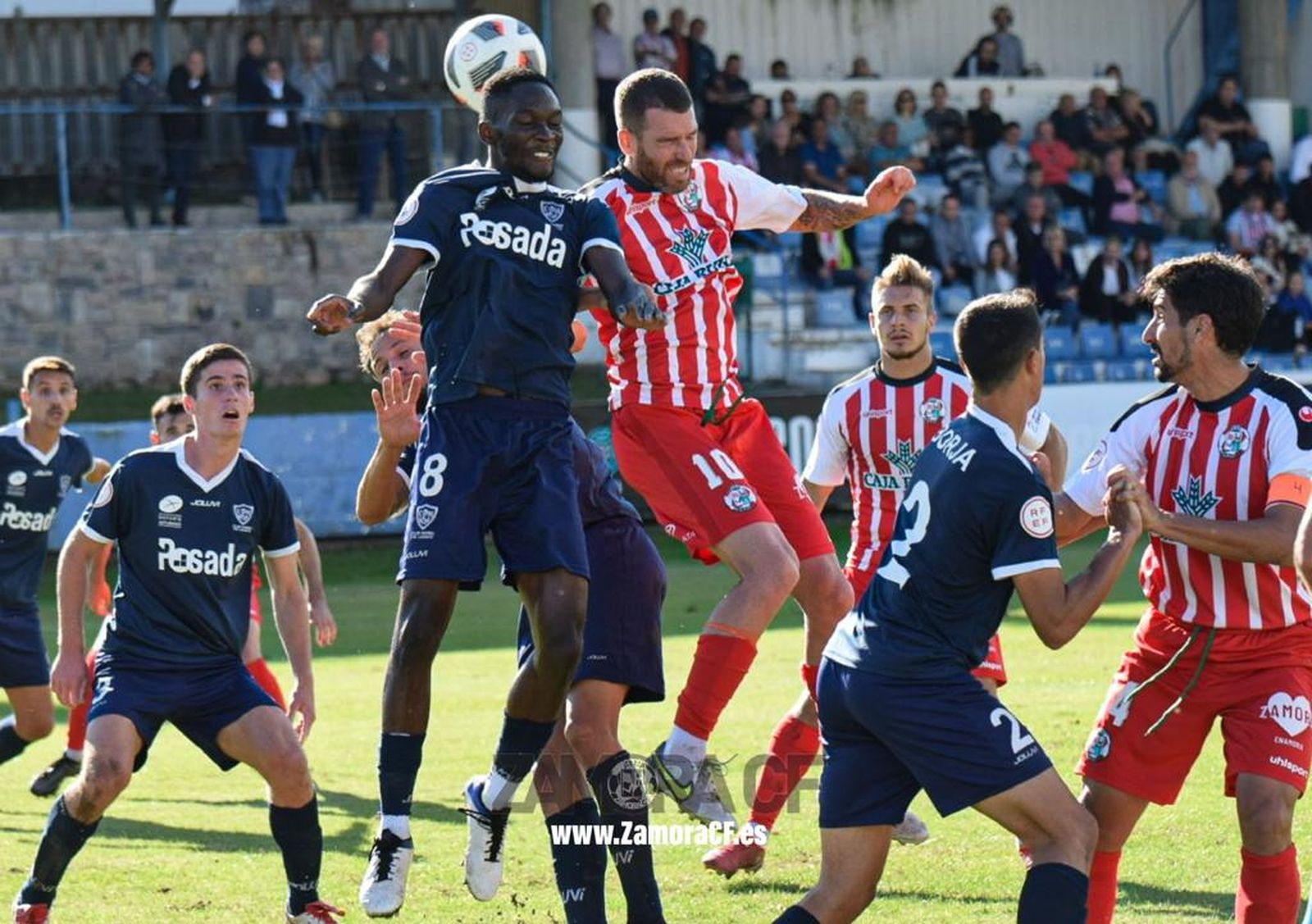 Encuentro del Zamora CF frente al Marino de Luanco. FOTO: ZAMORA C.F.