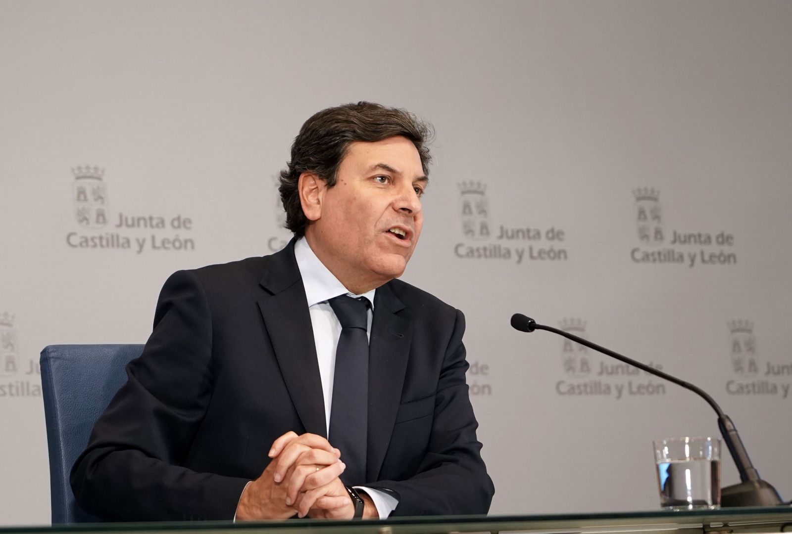 El consejero de Economía y Hacienda, Carlos Fernández Carriedo. Foto de archivo