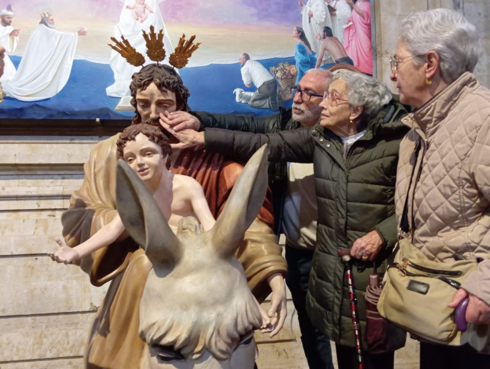 La Borriquilla permite 'ver' su paso con las manos