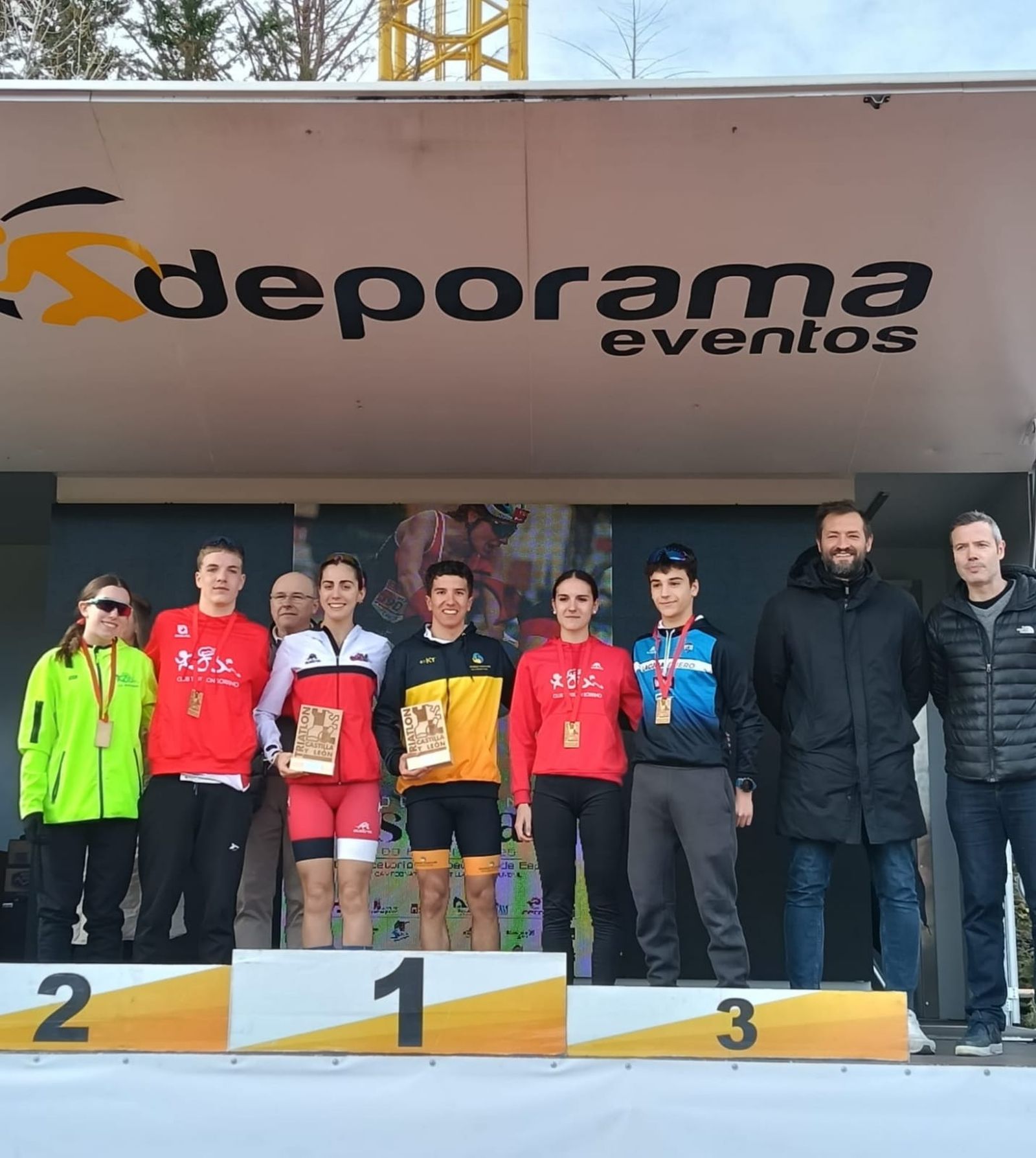 Campeones autonómicos de duatlón  juvenil
