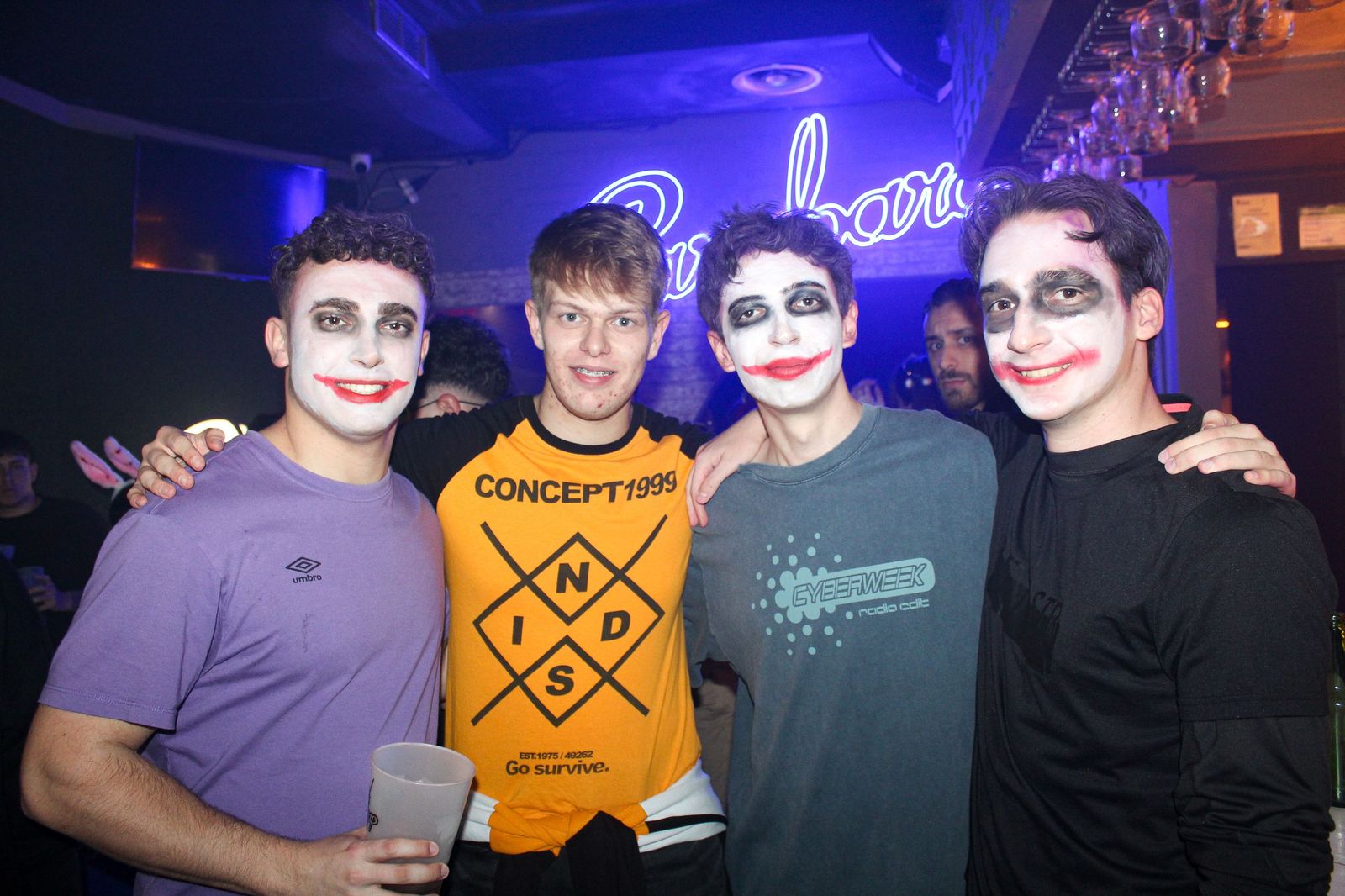 Salamanca de noche, viernes 31 de octubre