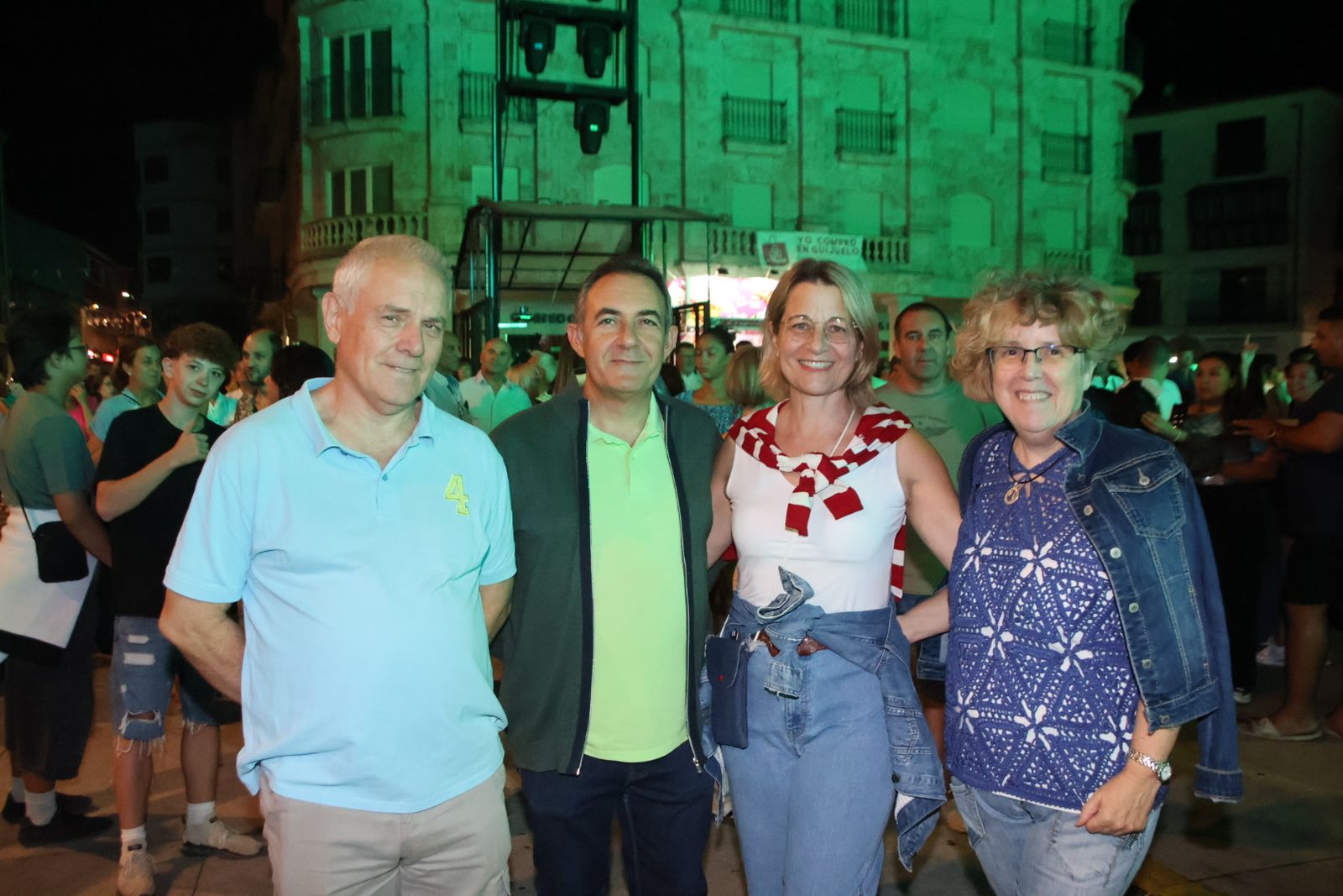 Panorama en la plaza Mayor de Guijuelo