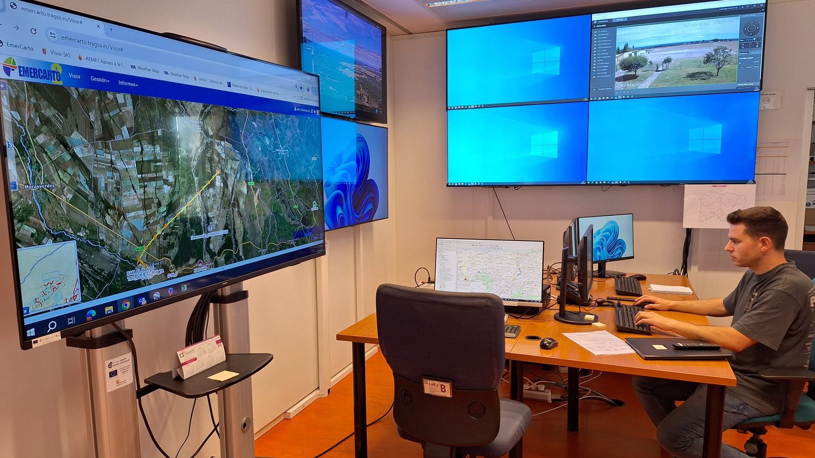 Centro de Mando contra incendios de Salamanca en la delegación de la JCyL (4)