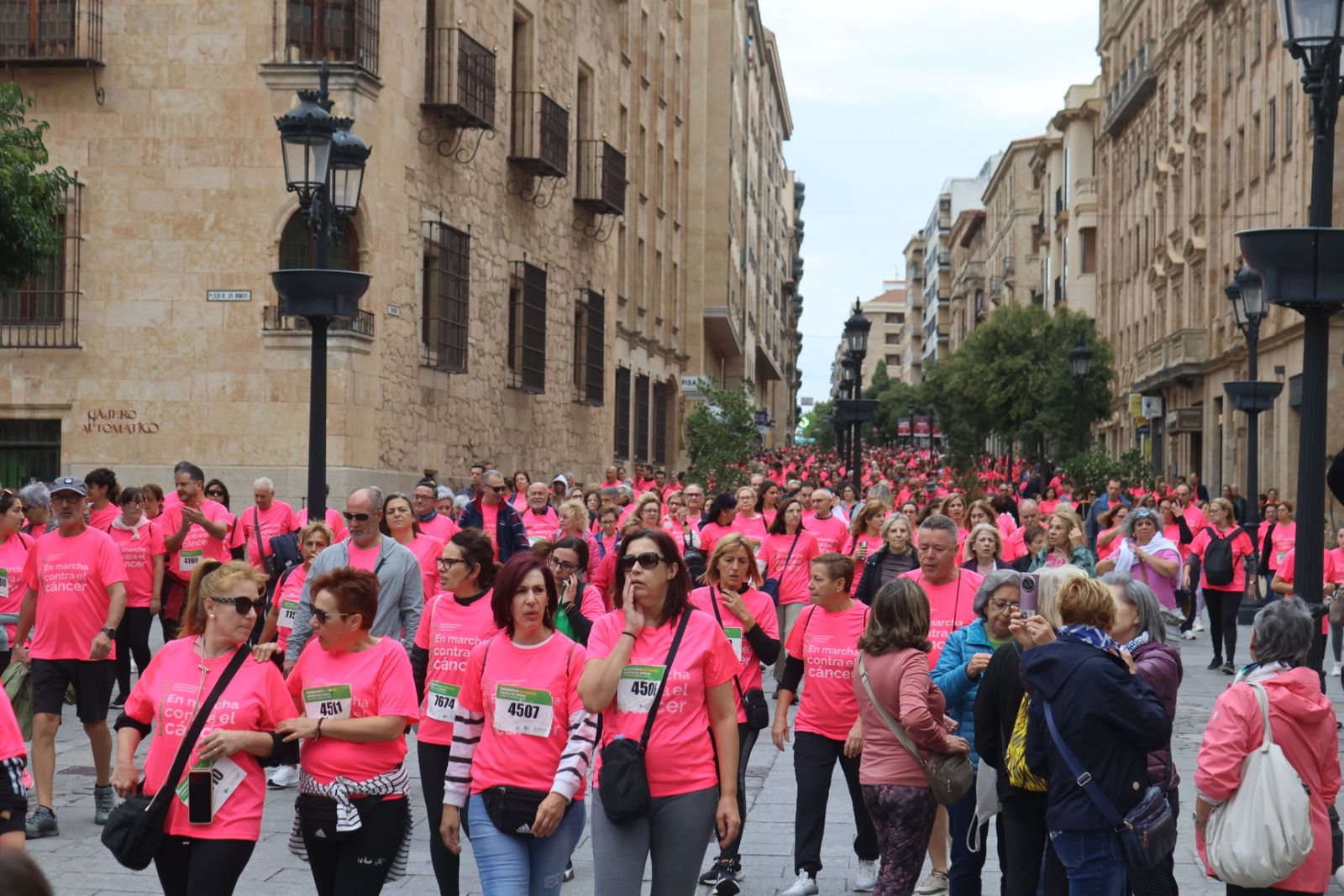 La marcha contra el cáncer vuelve a Salamanca un año más