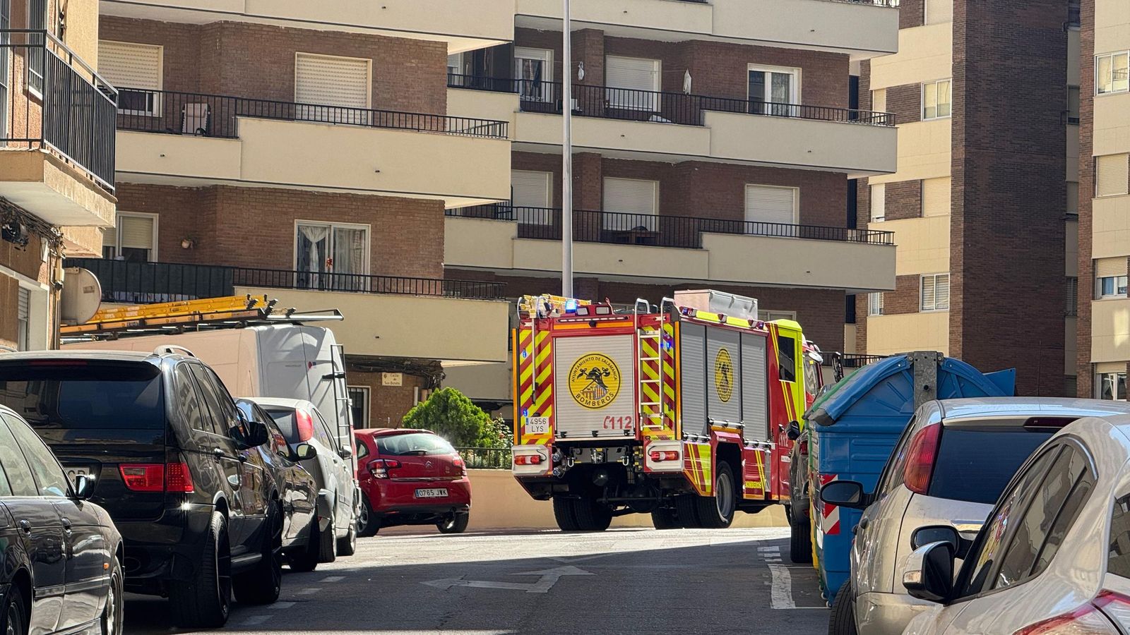 Incendio en el cuadro eléctrico de un domicilio en la calle San Quintín