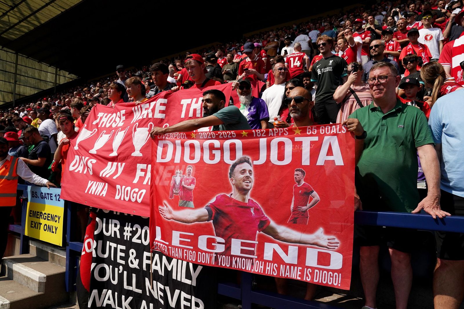 El Liverpool anuncia un homenaje permanente a Diogo Jota, fallecido en un accidente de tráfico en Zamora El Liverpool anuncia un homenaje permanente a Diogo Jota, fallecido en un accidente de tráfico en Zamora