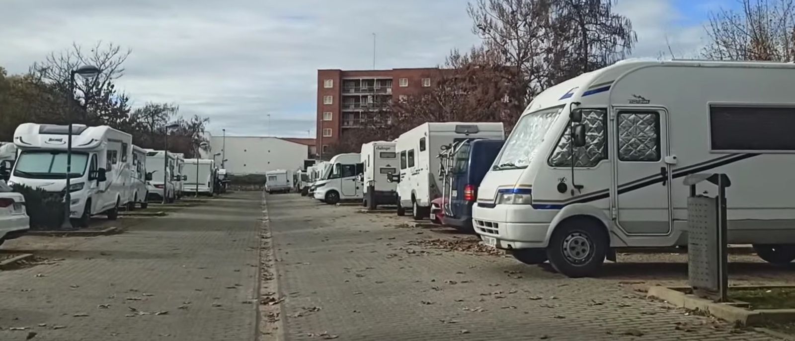 Área de autocaravanas en Zamora. Archivo