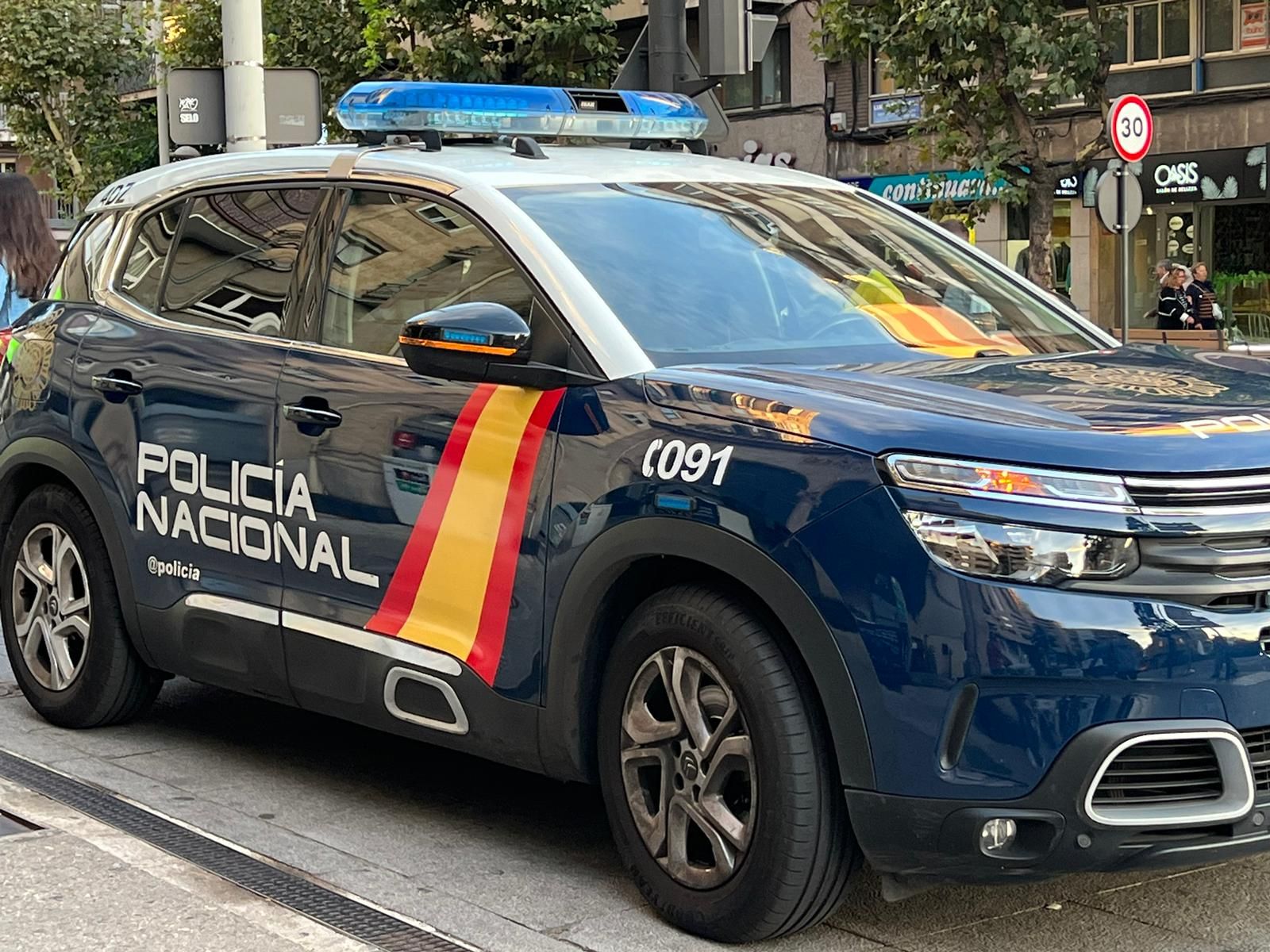 Coche de la Policía Nacional