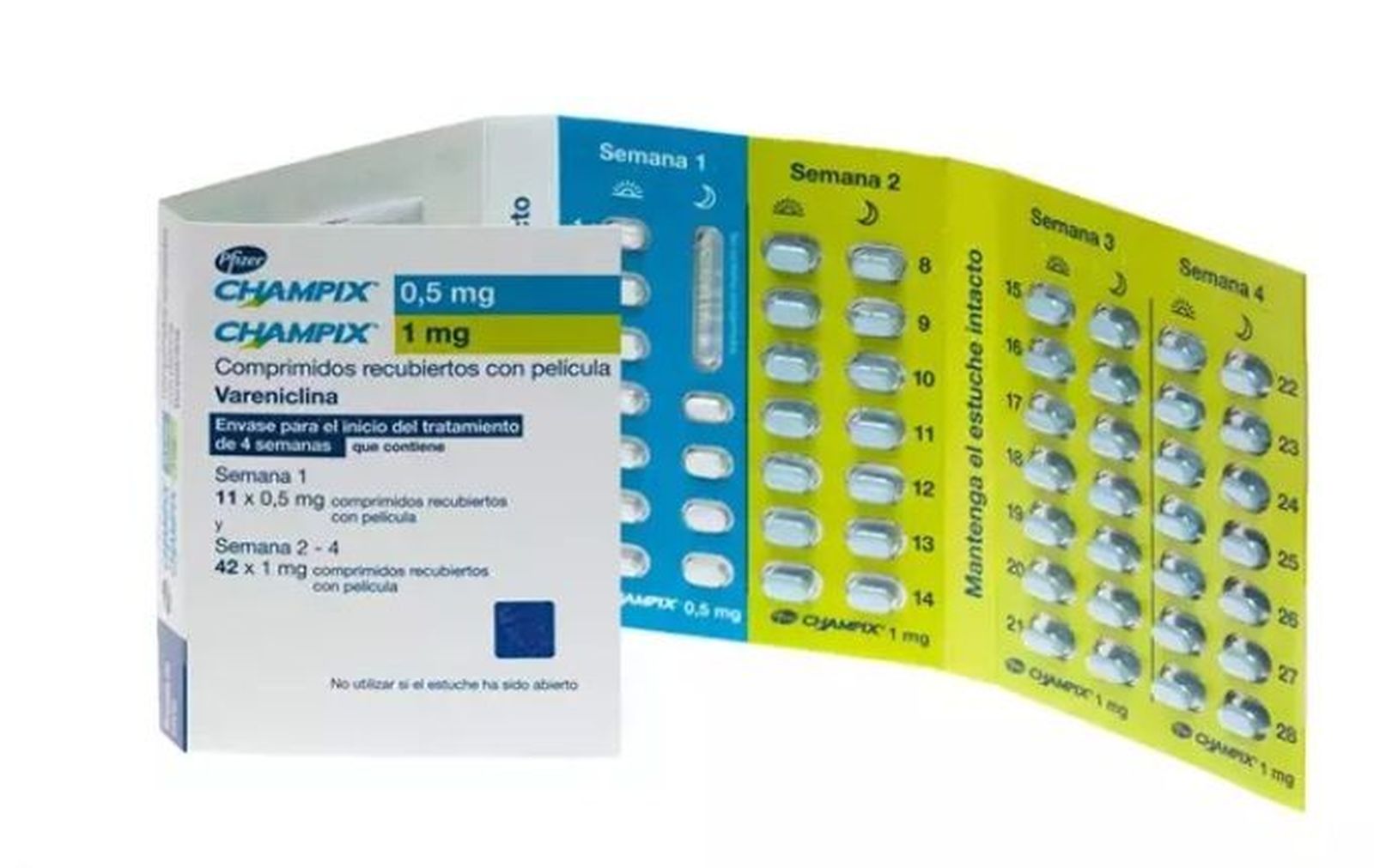 Champix (vareniclina), fármaco para dejar de fumar   PFIZER   Archivo