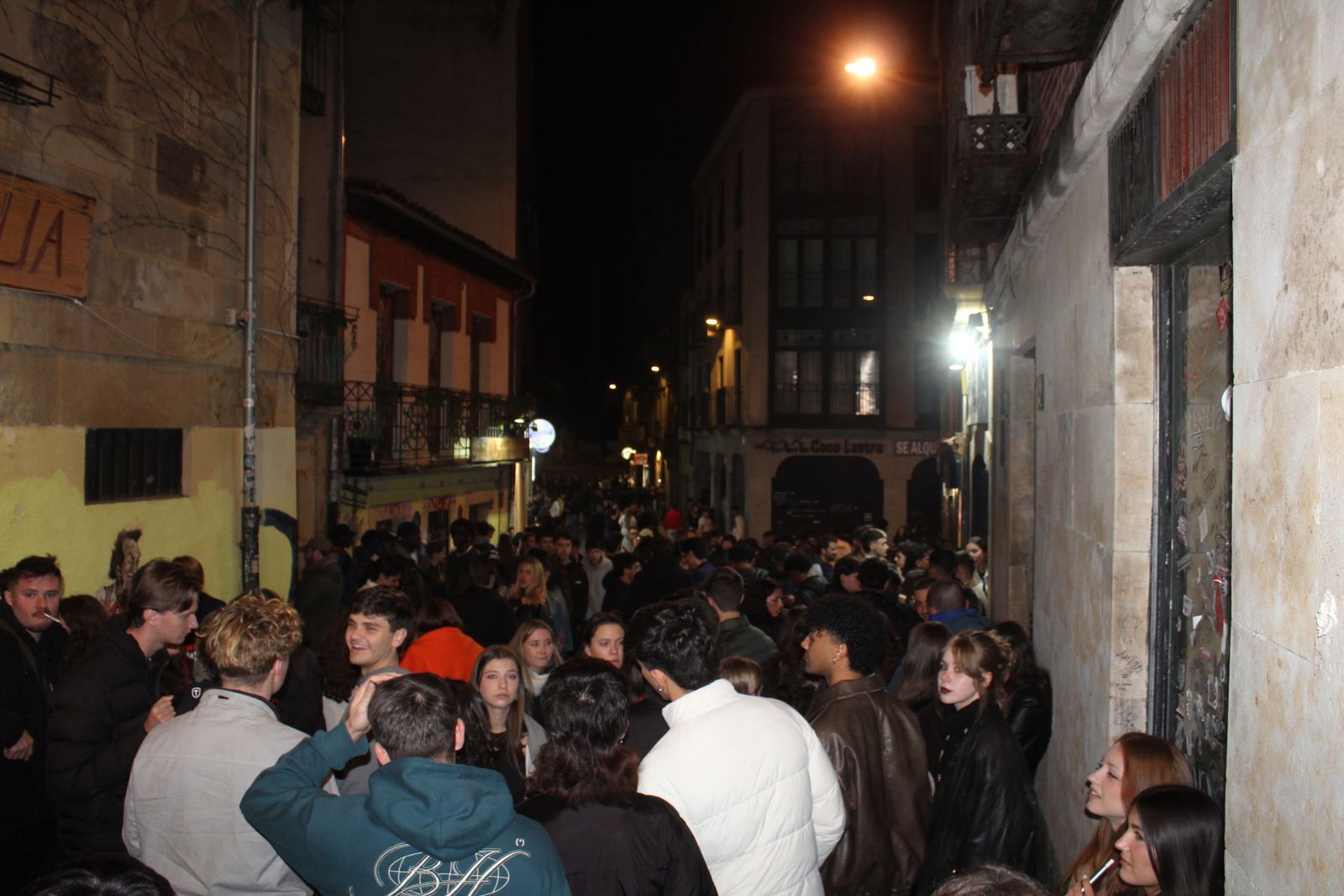 Salamanca de noche, sábado 15 de noviembre