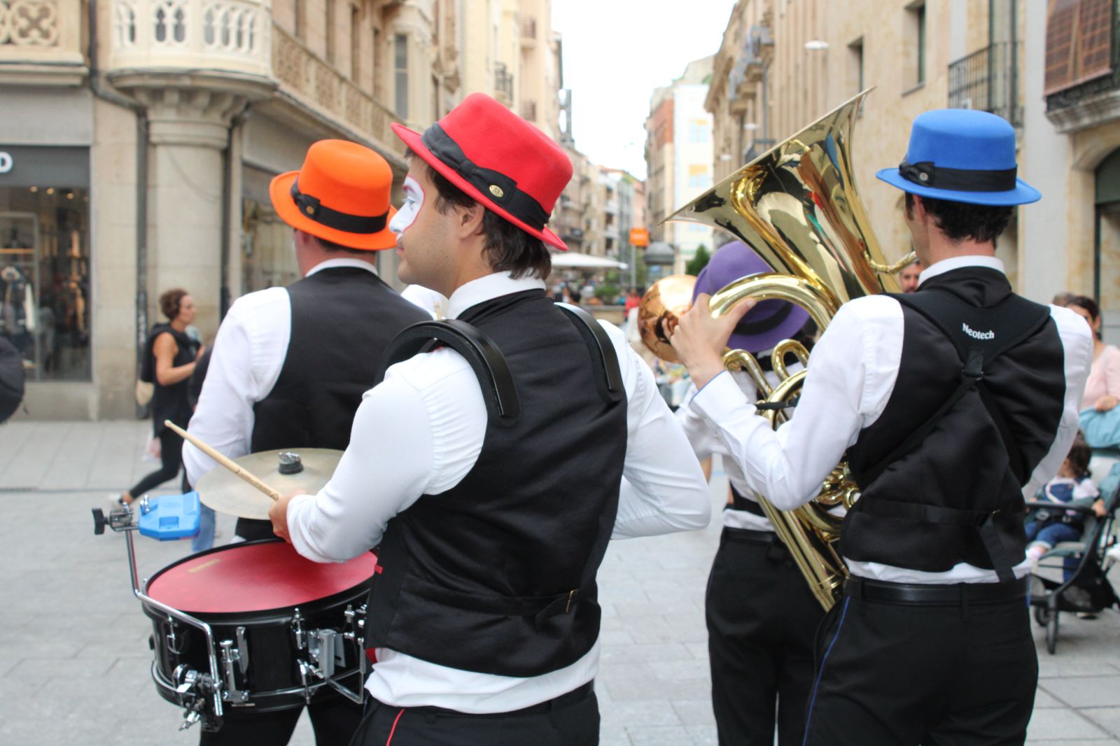 Espectáculo Go & Stay Street en el centro de Salamanca