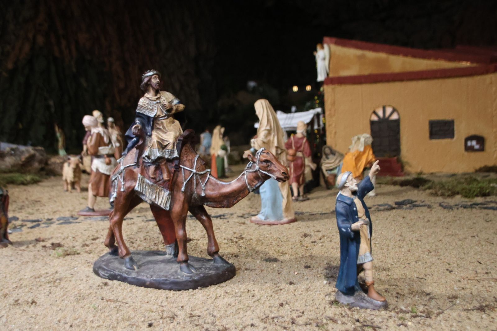 Portal de Belén en el cuartel de los militares