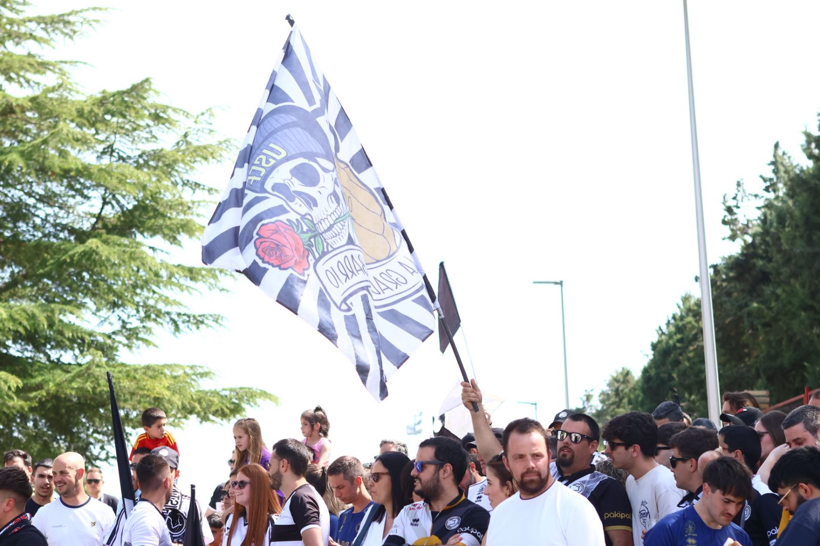 Recibimiento al Autobús de Unionistas