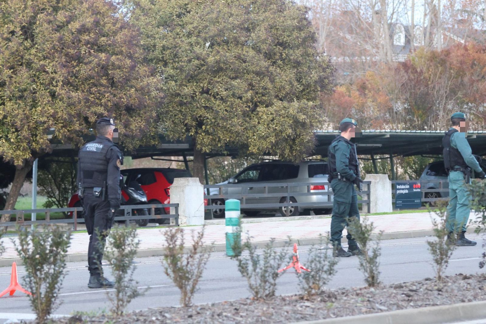 El GRS de la Guardia Civil despliega un llamativo dispositivo de control en puntos clave de Salamanca