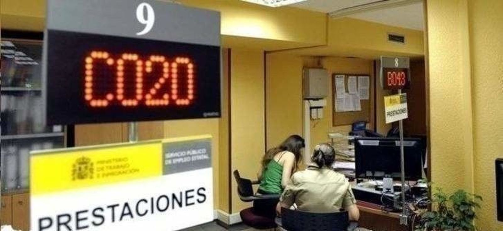 Sube la prestación media por desempleo en once euros durante el último mes