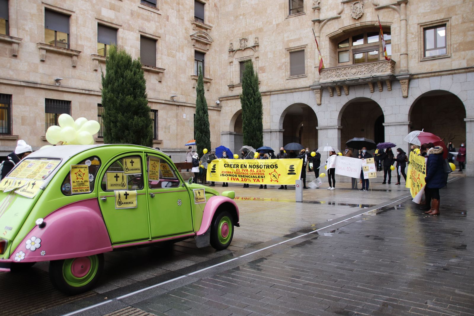 IVA Peluquerías, concentración