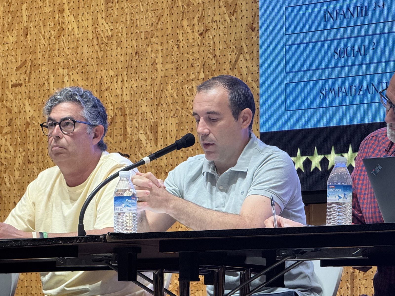 Roberto Pescador y Ernesto Castaño