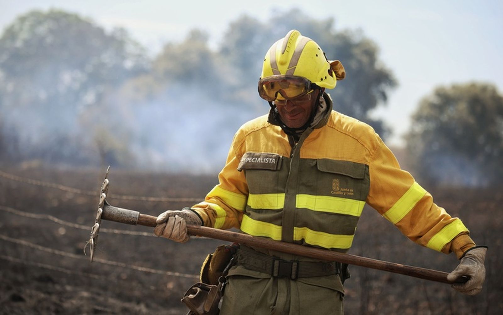 Así ha sido la actución de los Servicios de Extinción para sofocar el incendio en Castillejo de Martín Viejo