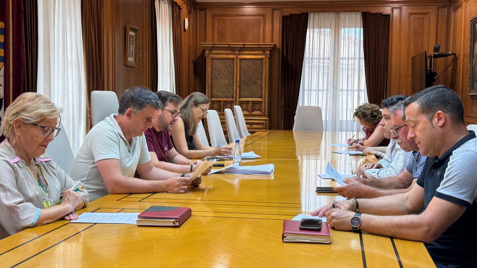 Imagen de la Junta de Gobierno celebrada este miércoles en la Diputación de Zamora