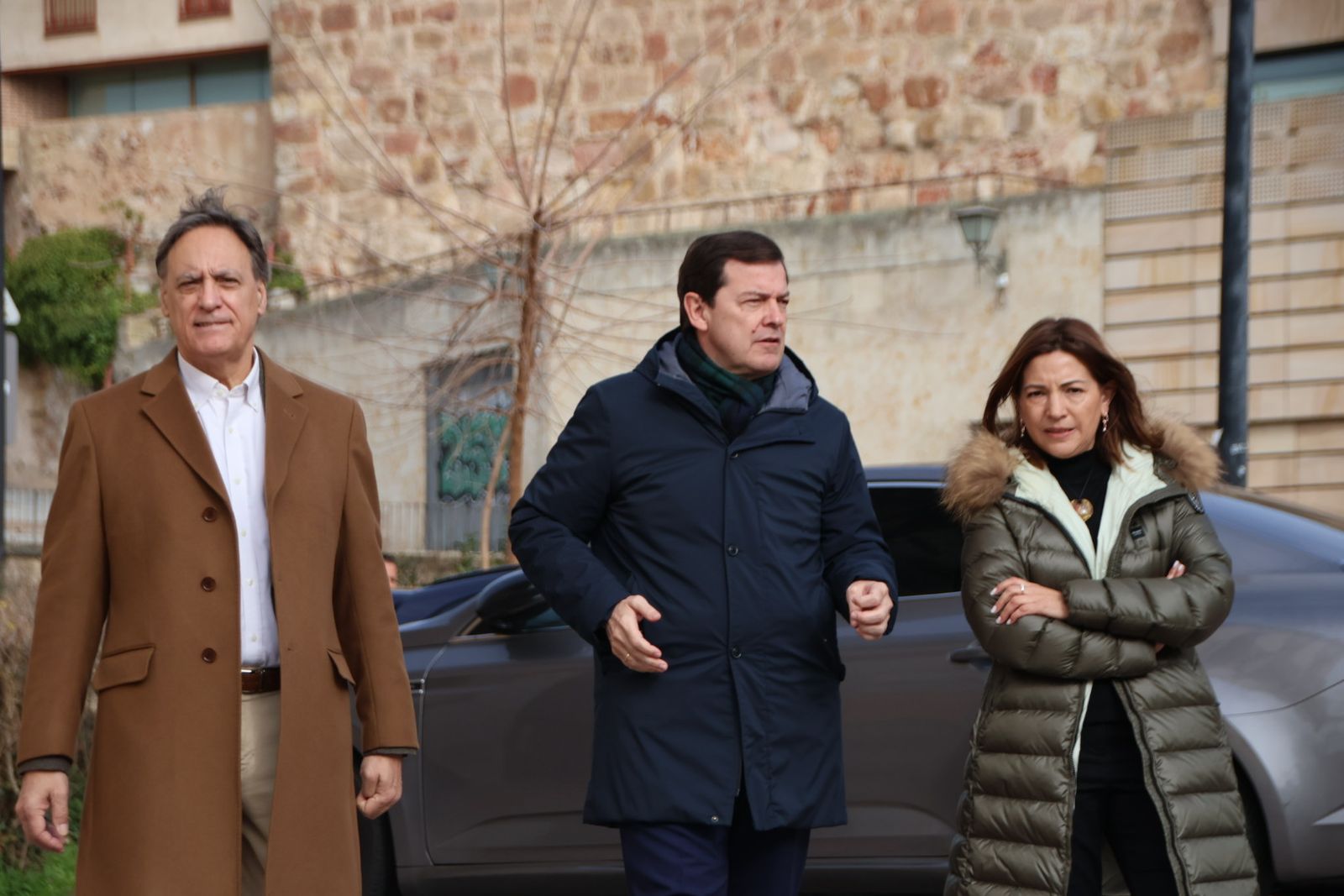 Mañueco presenta su caravana de vehículos en Salamanca